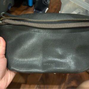 Matt & Nat Charcoal Belt Bag